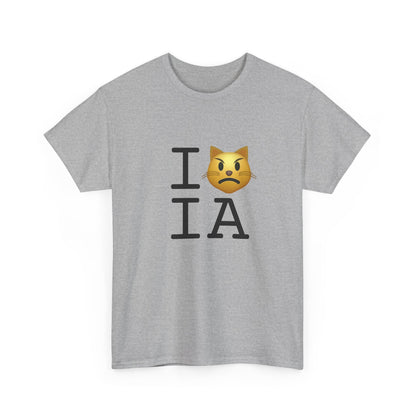 "I'm a Pouting Cat about Iowa" Tee