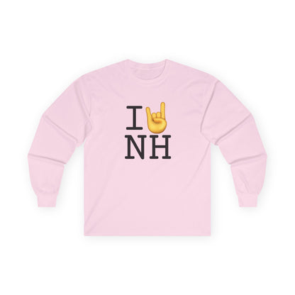 "I Rock On with New Hampshire" Long Sleeve Shirt