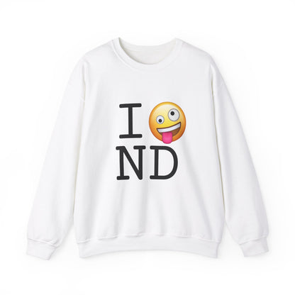 "I'm Crazy about North Dakota" Sweatshirt