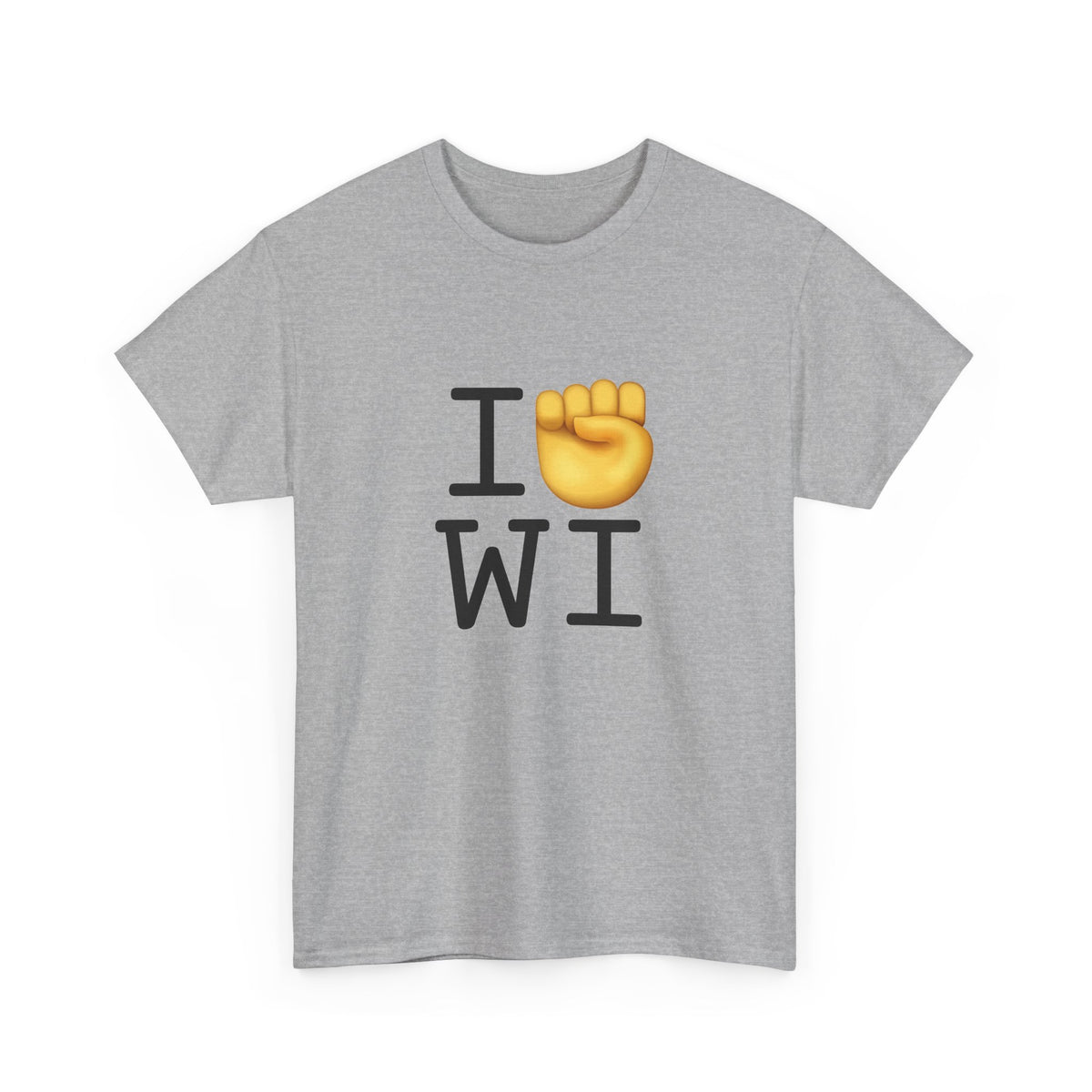 "I Raise my Fist with Wisconsin" Tee