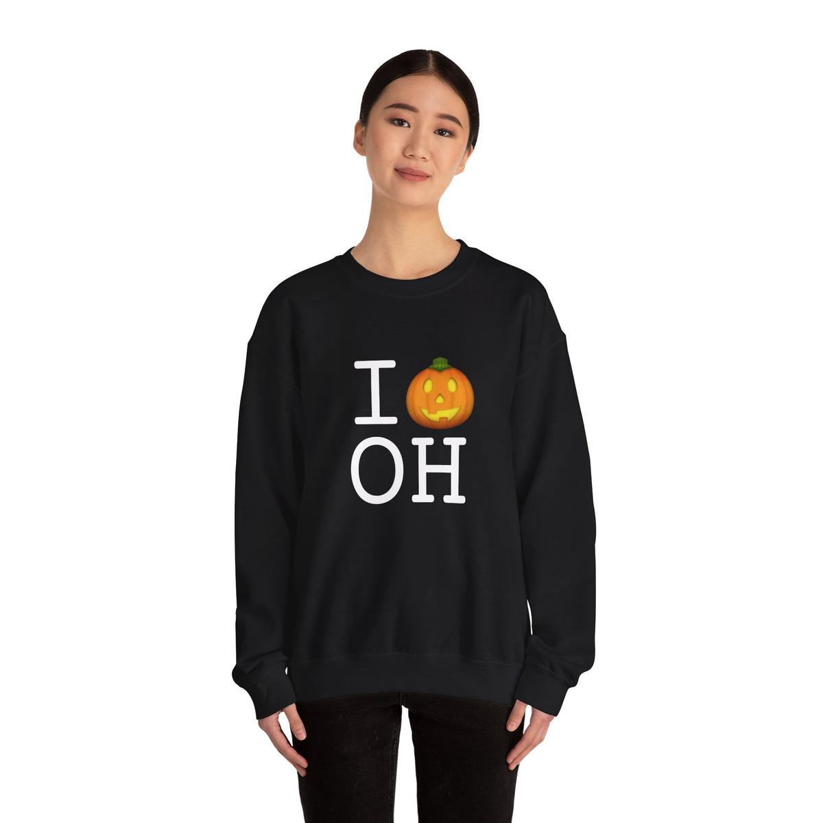 "I Jack-O-Lantern (Pumpkin) Ohio" Sweatshirt