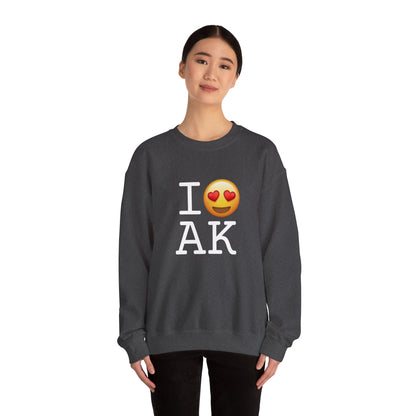 "I have Heart Eyes for Alaska" Sweatshirt