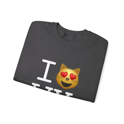 "I'm a Cat that Loves Wyoming" Sweatshirt