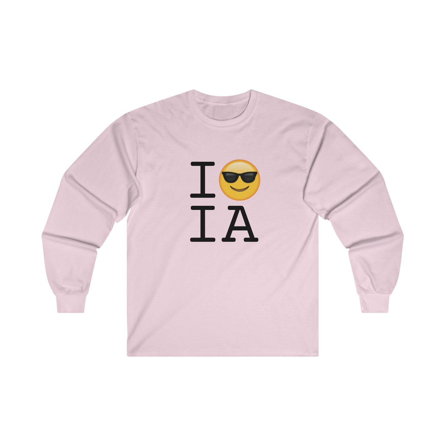 "I'm Cool with Iowa" Long Sleeve Shirt