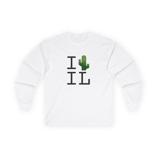 "I Cactus Illinois" Long Sleeve Shirt