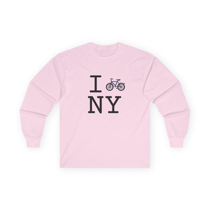 "I Bicycle New York" Long Sleeve Shirt