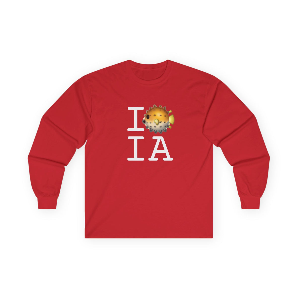 "I Blowfish in Iowa" Long Sleeve Shirt