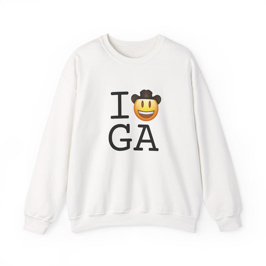 "I'm a Cowboy or Cowgirl in Georgia" Sweatshirt