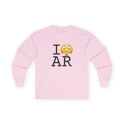 "I'm Furious about Arkansas" Long Sleeve Shirt