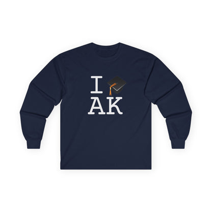 "I Graduate Alaska" Long Sleeve Shirt
