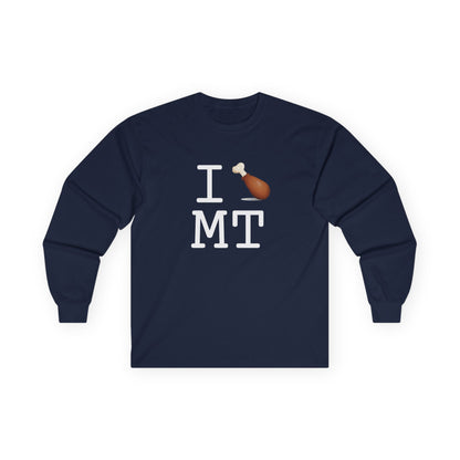 "I Chicken Drumstick Montana" Long Sleeve Shirt