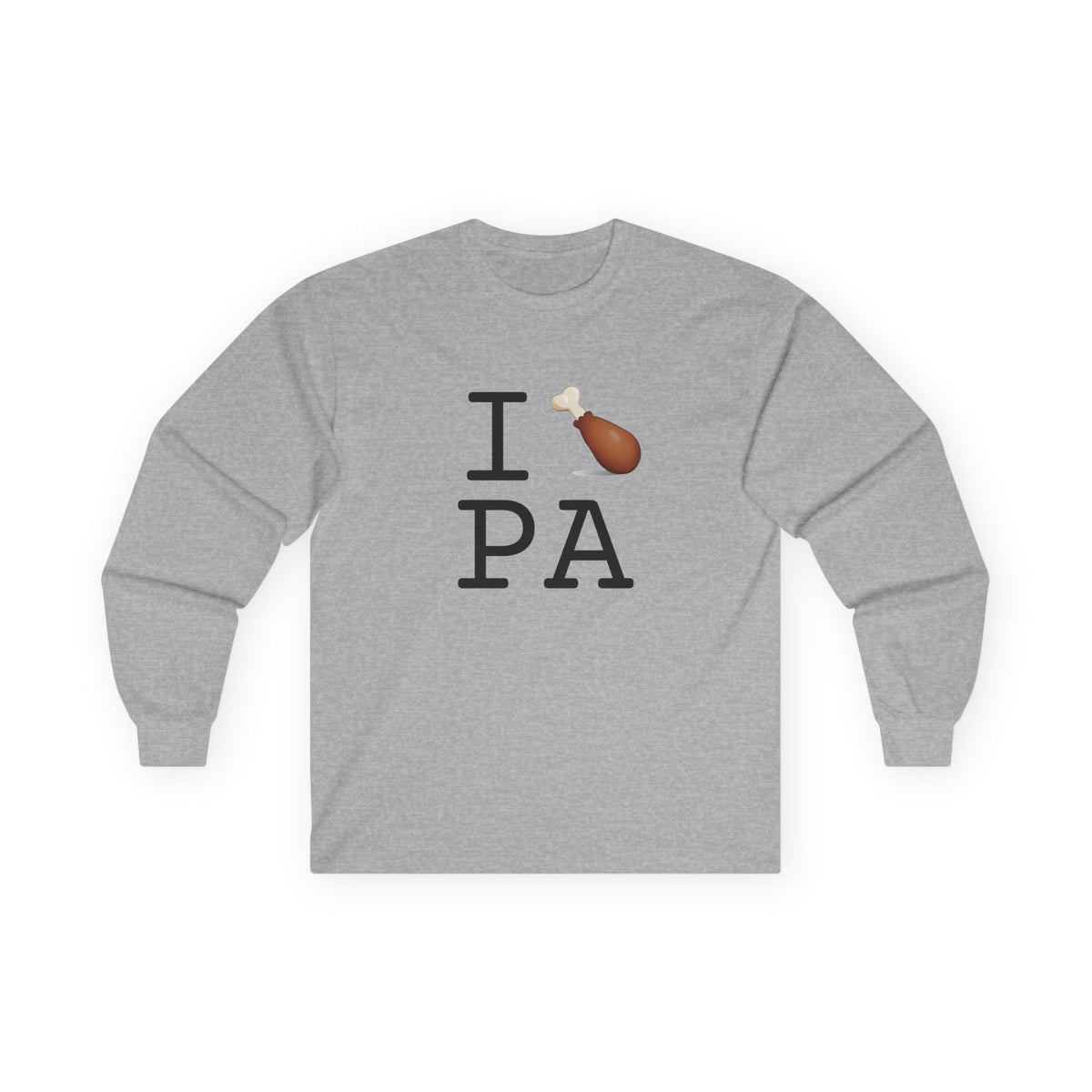 "I Chicken Drumstick Pennsylvania" Long Sleeve Shirt