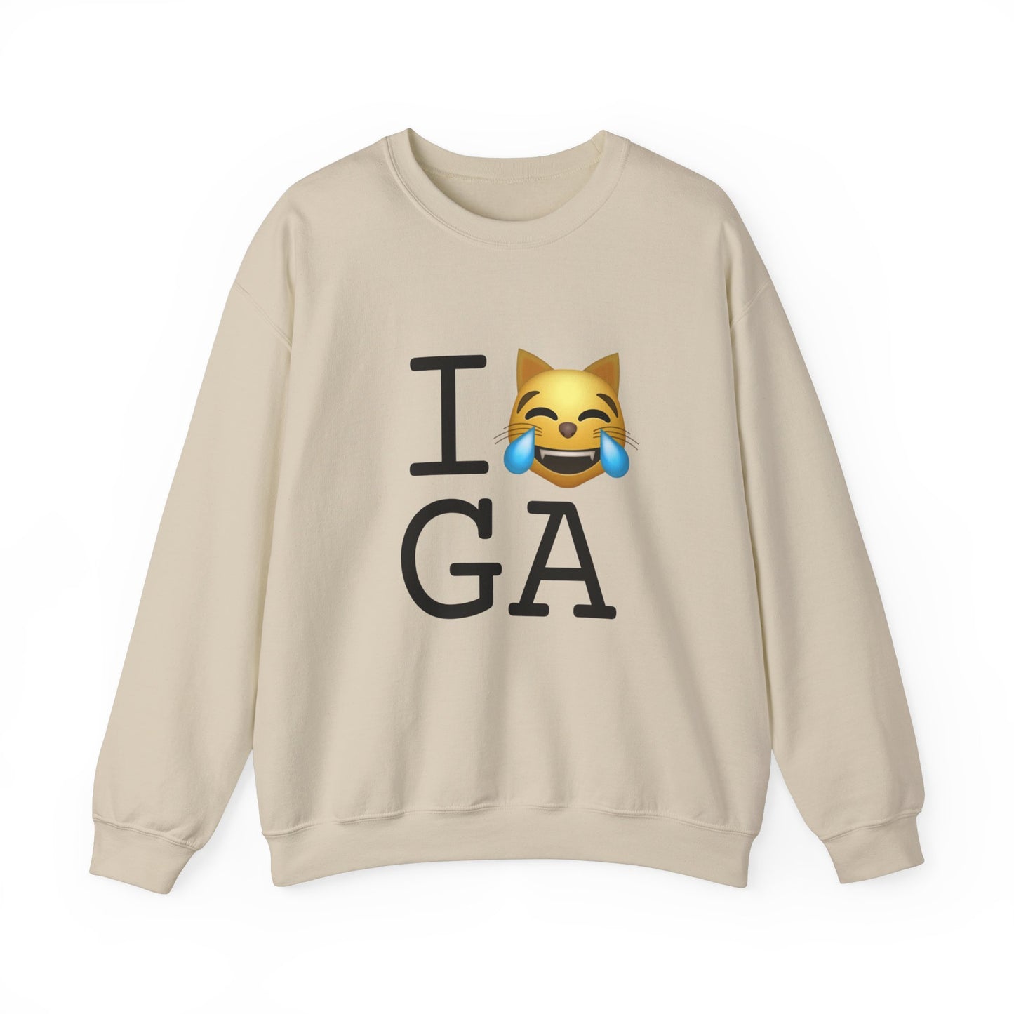 "I'm Laughing like a Cat at Georgia" Sweatshirt