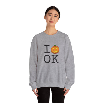"I Jack-O-Lantern (Pumpkin) Oklahoma" Sweatshirt