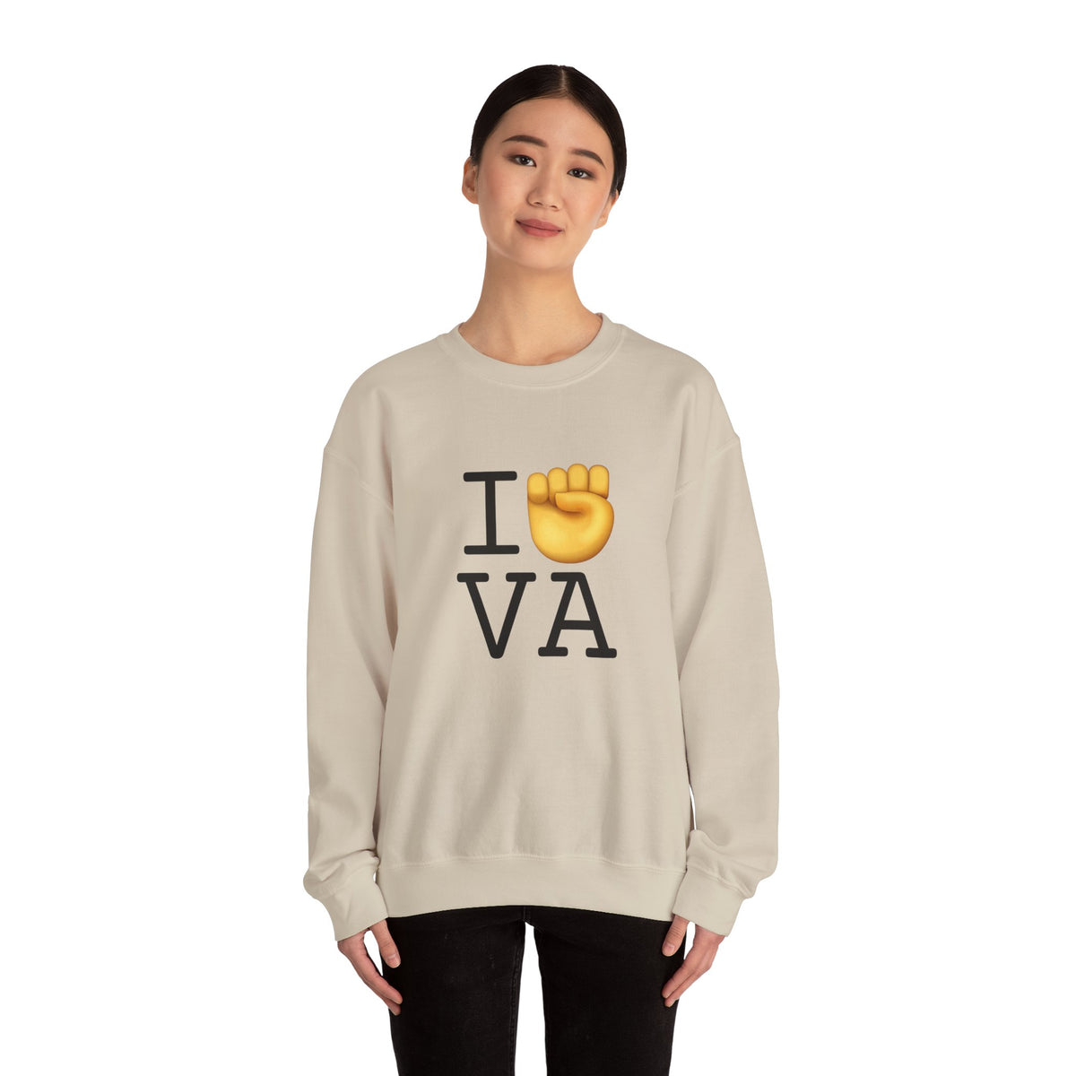 "I Raise my Fist with Virginia" Sweatshirt
