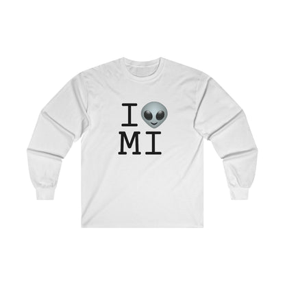 "I Feel Alien in Michigan" Long Sleeve Shirt