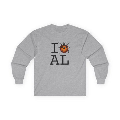 "I Ladybug Alabama" Long Sleeve Shirt