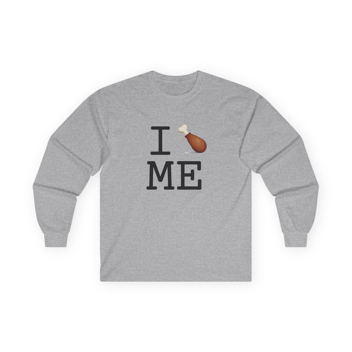 "I Chicken Drumstick Maine" Long Sleeve Shirt