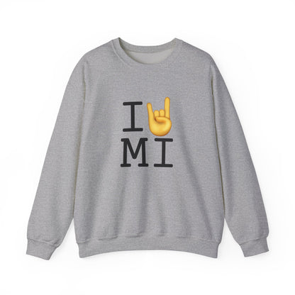 "I Rock On with Michigan" Sweatshirt