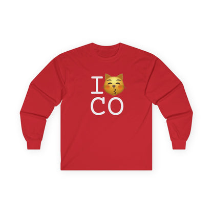 "I'm a Kissing Cat toward Colorado" Long Sleeve Shirt