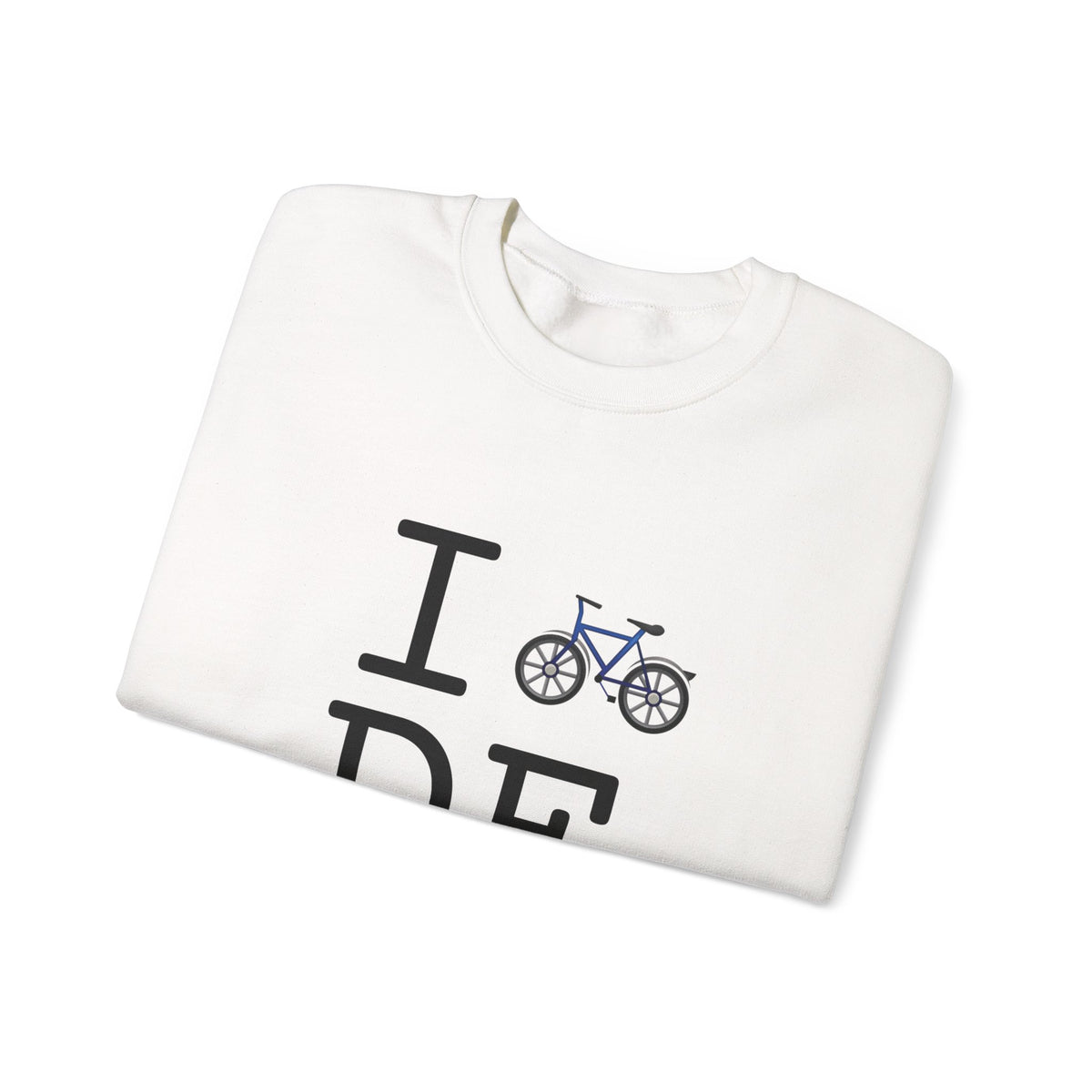 "I Bicycle Delaware" Sweatshirt