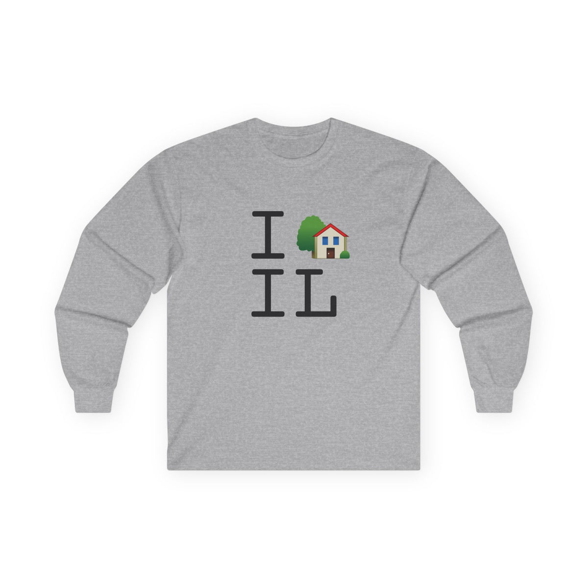 "I'm Home in Illinois" Long Sleeve Shirt