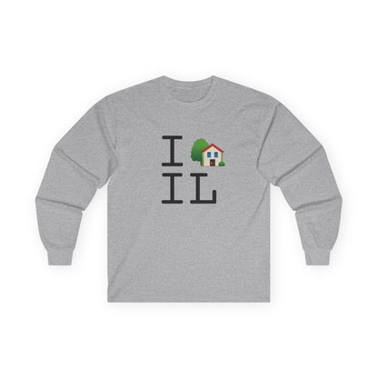 "I'm Home in Illinois" Long Sleeve Shirt