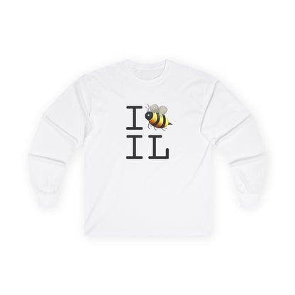 "I Bee in Illinois" Long Sleeve Shirt