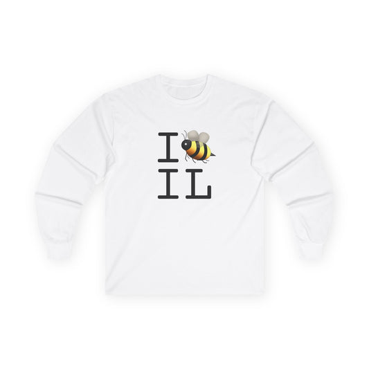"I Bee in Illinois" Long Sleeve Shirt