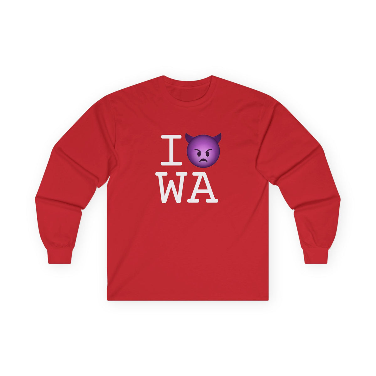"I'm an Angry Devil about Washington" Long Sleeve Shirt