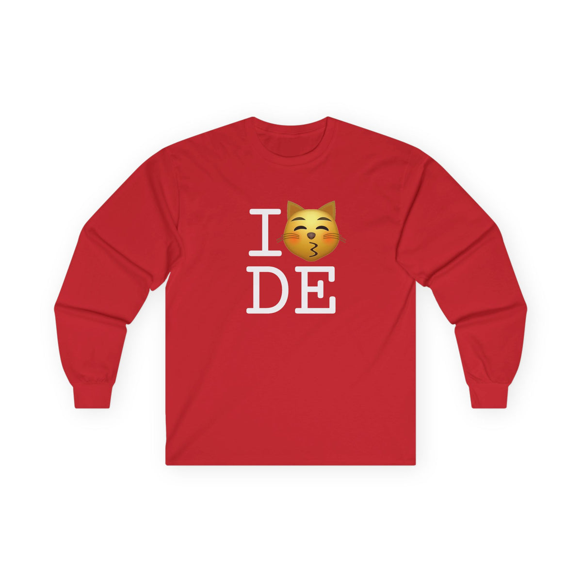 "I'm a Kissing Cat toward Delaware" Long Sleeve Shirt