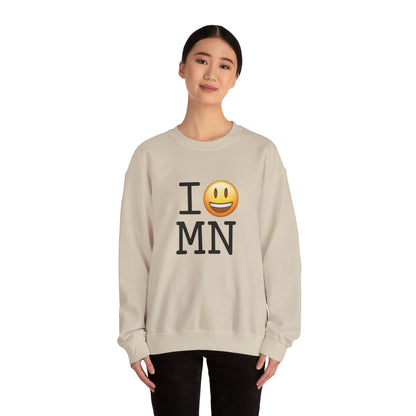 "I'm Happy about Minnesota" Sweatshirt