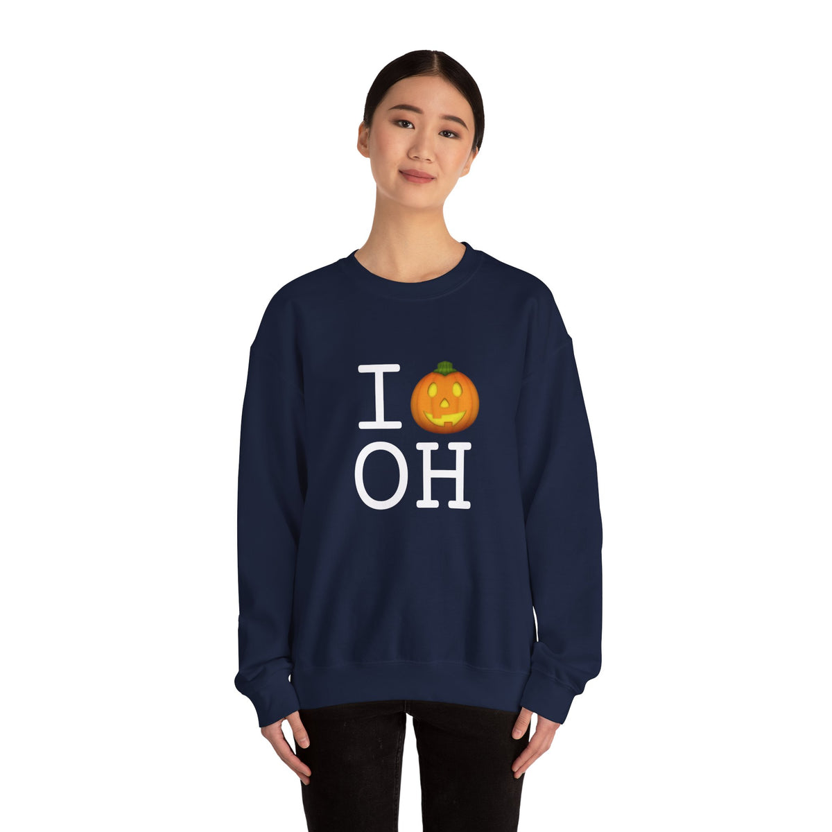 "I Jack-O-Lantern (Pumpkin) Ohio" Sweatshirt
