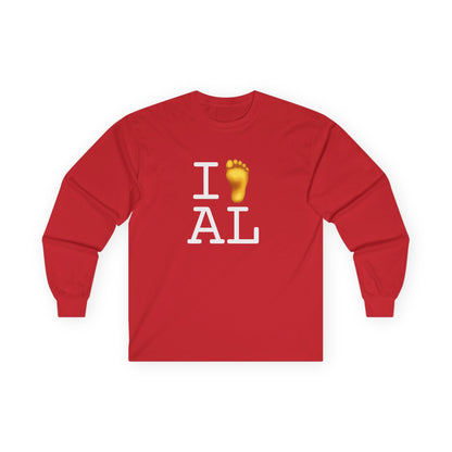 "I Foot Alabama" Long Sleeve Shirt
