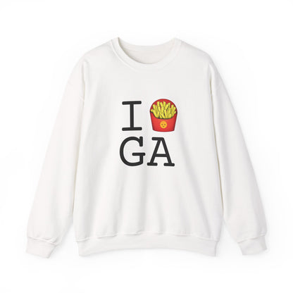 "I French Fries Georgia" Sweatshirt