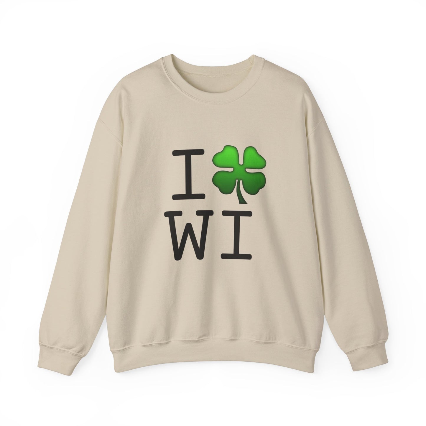 "I'm Lucky (Clover) in Wisconsin" Sweatshirt