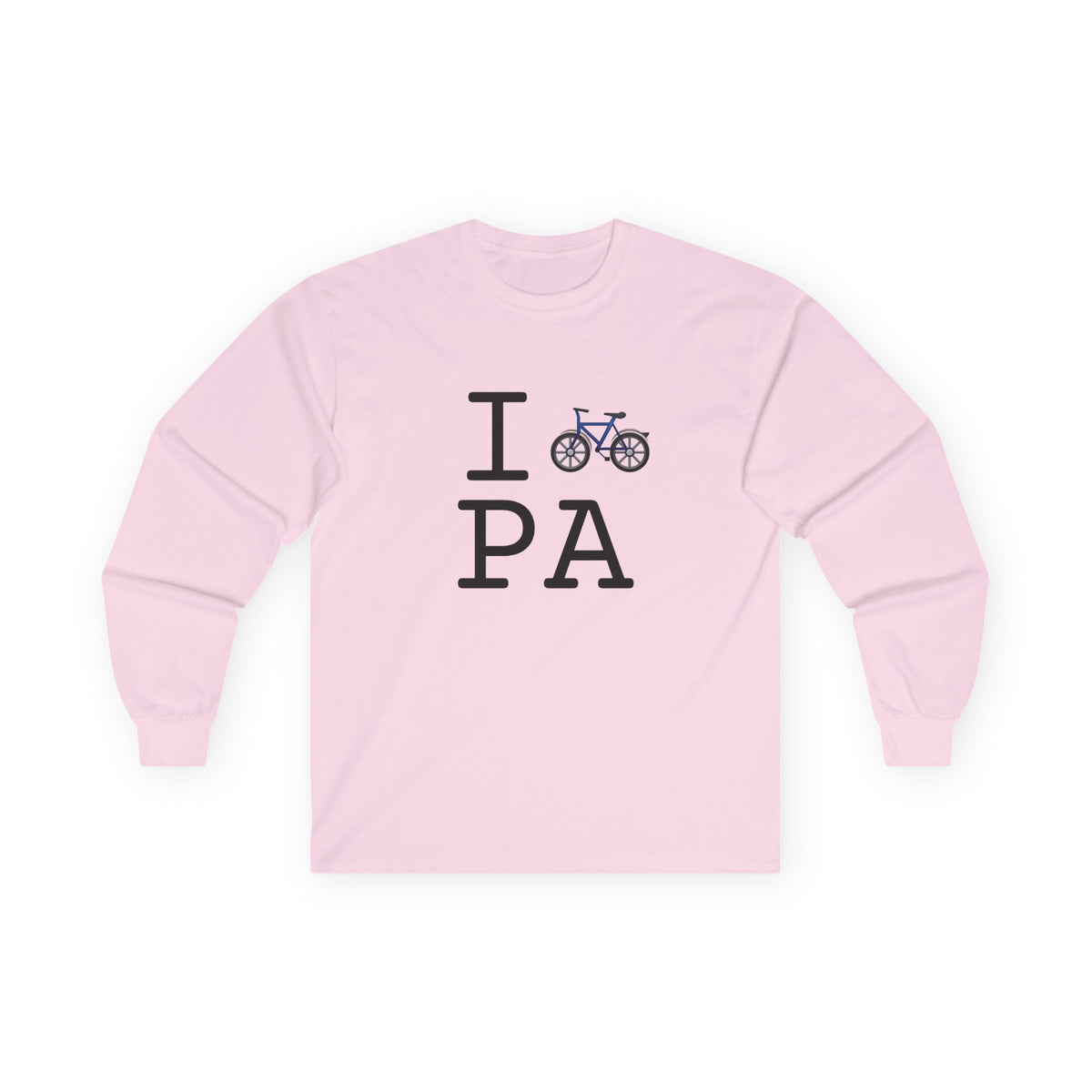 "I Bicycle Pennsylvania" Long Sleeve Shirt
