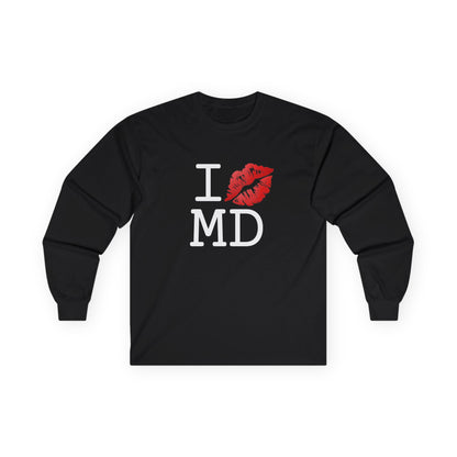 "I Kiss Mark Maryland" Long Sleeve Shirt