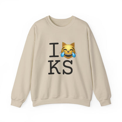 "I'm Laughing like a Cat at Kansas" Sweatshirt