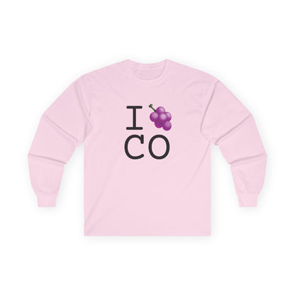"I Grape Colorado" Long Sleeve Shirt