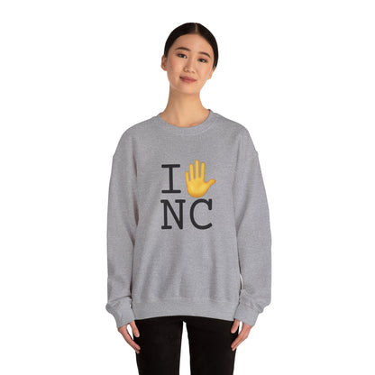 "I Stop (Raised Hand) North Carolina" Sweatshirt