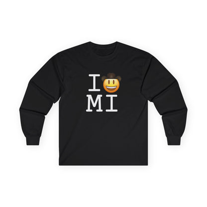 "I'm a Cowboy or Cowgirl in Michigan" Long Sleeve Shirt