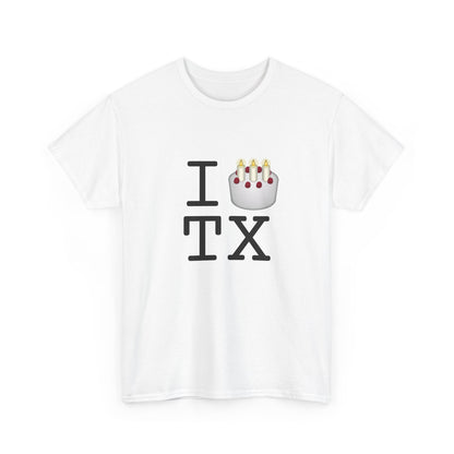 "I Birthday Cake Texas" Tee
