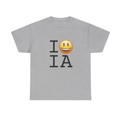 "I'm Happy about Iowa" Tee