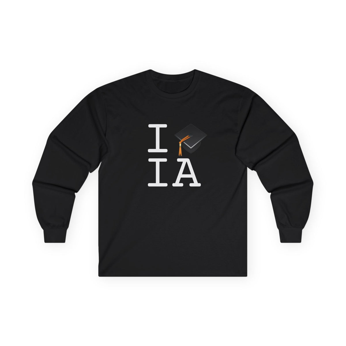 "I Graduate Iowa" Long Sleeve Shirt