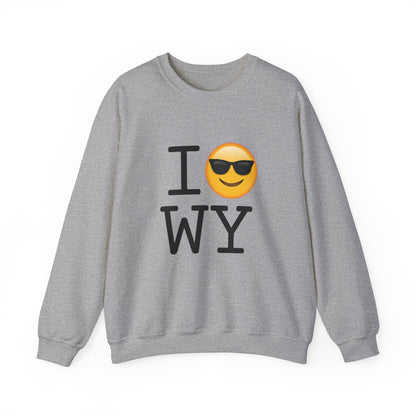"I'm Cool with Wyoming" Sweatshirt