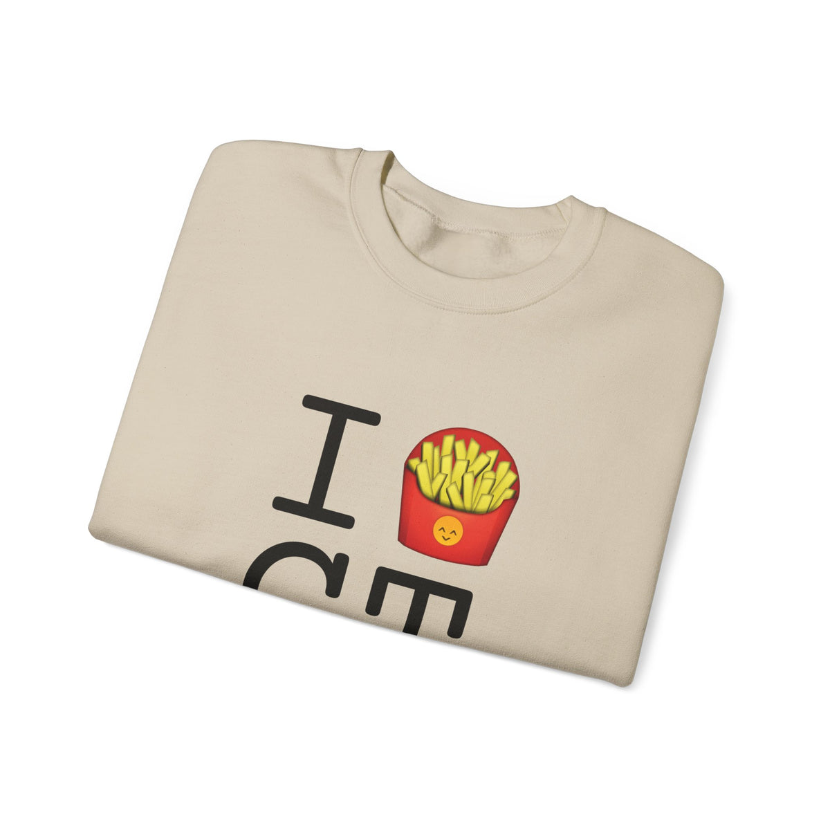 "I French Fries Connecticut" Sweatshirt