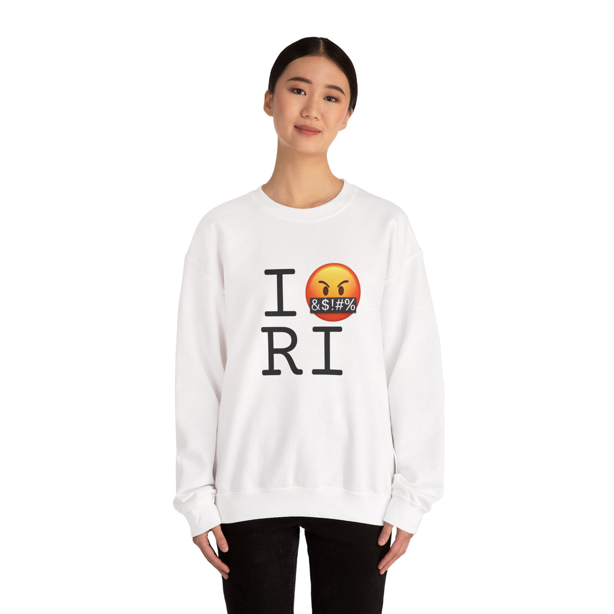 "I Curse about Rhode Island" Sweatshirt