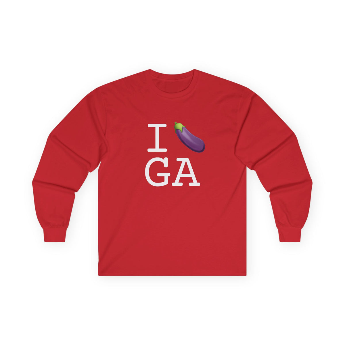 "I Eggplant Georgia" Long Sleeve Shirt