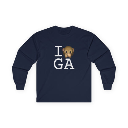"I Don't Speak about Georgia" Long Sleeve Shirt